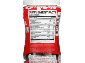 Vitaburst, Adult Strong Multivitamin Gummies, Strawberry, Orange & Cherry Flavors, 60 Gummies