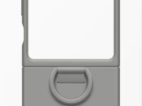 Клип-кейс Samsung Silicone Case Z Flip7 FE/Z Flip6 Cерый