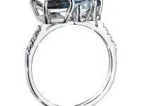 Кольцо из белого золота с и топазами э4771кц06250360_white