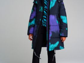 Пальто текстильное с полиуретановым покрытием для девочек