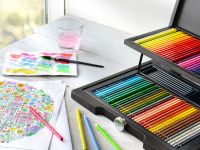 Набор карандашей акварельных Faber-castell "Albrecht Durer" 72 цв проф-ные в деревянном пенале