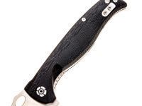 Складной нож QSP Knife Gavial, сталь D2, рукоять G10, черный