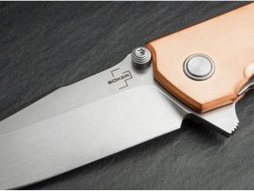 Нож складной Boker Kihon Assisted Copper, сталь D2, рукоять медь