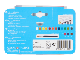 Набор акварели Talens "Van Gogh" 12 цв + 3 цв в кюв в пластик кор