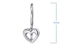Серьги из серебра э0612сг05157400