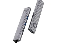 Адаптер Wiwu Travel 8 в 1 Type-C на USB 3.0х2/SD/TF/HDMI/DATA (WI-HB8001) (Grey)