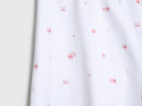 Шорты пижамные из трикотажа пуантель, Белый