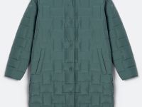 Утепленное стеганое полупальто