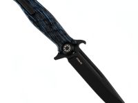 Складной нож НОКС Финка-М, сталь D2, рукоять G10 черно-синяя