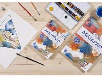 Альбом-склейка для акварели Clairefontaine "Goldline Aqua" А5 70 л 300 гр, холод. прессование