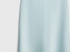 Сатиновое платье с американской проймой, Зеленый