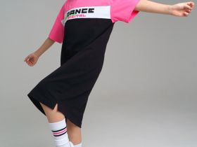 Платье трикотажное