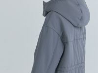 Куртка-парка с капюшоном, Серый