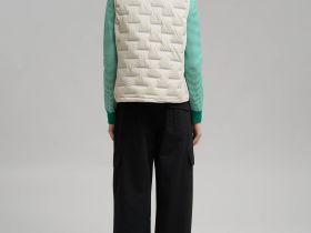 Стеганый пуховый жилет