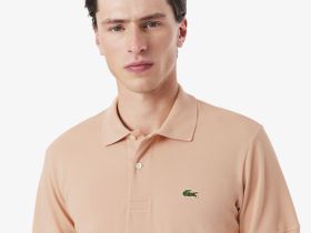 Мужское поло Lacoste из смеси эластичного органического хлопка