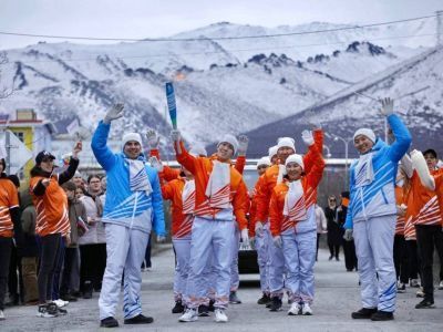 Эстафета огня VIII игр «Дети Азии» прошла в Оймяконском районе