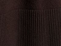 Джемпер с воротником-стойкой, Коричневый