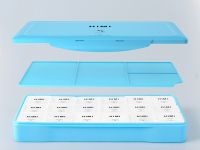 Набор гуаши HIMI 18 цветов, голубой