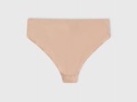 Бесшовные трусы со средней посадкой, Бежевый