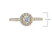 Кольцо из желтого золота э0312кц06165200