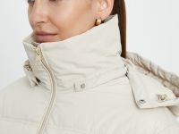 Утепленная куртка с воротником-стойкой