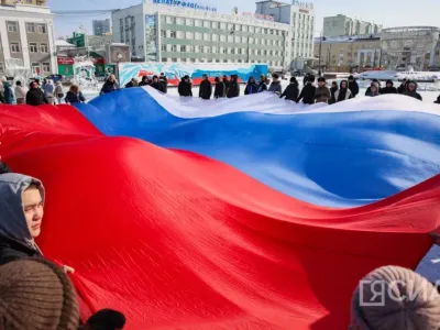 Фото: годовщину воссоединения Крыма с Россией отметили концертом