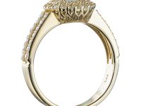 Классическое кольцо из желтого золота э0312кц07166700_white