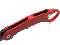 Складной нож LionSteel L.E.One, сталь Magnacut, рукоять алюминий, красный/черный