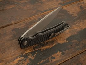 Складной нож CJRB Taiga, сталь D2, Black G10