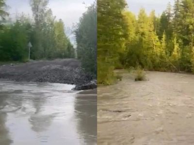 На трассе «Оймякон» затруднен проезд из-за подъема уровня воды
