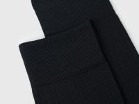 Носки из мерсеризованной пряжи, Черный