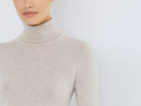 Базовая водолазка, Бежевый