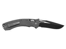 Складной нож Microtech Amphibian, сталь M390MK, рукоять алюминий, серый/черный