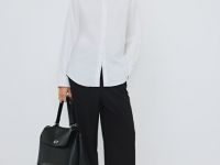 Рубашка из хлопка, Белый