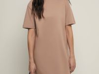 Платье-футболка из трикотажного интерлока