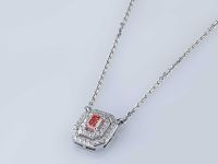 Колье из белого золота э0912кл11220007_pink