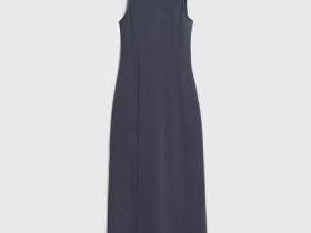 Трикотажное платье, Серый