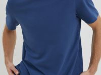 Футболка из хлопка прямого силуэта