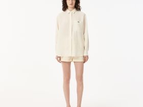 Женская рубашка Lacoste из льна