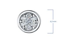 Классическая подвеска из серебра э0612пд12152700_white