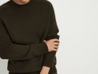 Джемпер прямого силуэта с добавлением шерсти