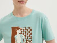 Футболка из хлопка с принтом