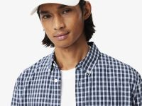 Мужская рубашка Lacoste стандартного кроя в клетку