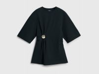 Футболка с брошью, Черный