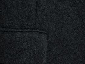 Длинное двубортное пальто, Черный