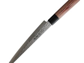 Нож кухонный для нарезки Kanetsune, сталь DSR1K6, рукоять pakka wood