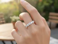 Кольцо из белого золота э4712кц01210605