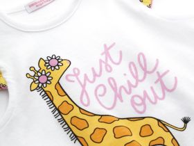 Пижама с коротким рукавом для маленькой девочки