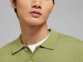 Джемпер-поло с шерстью