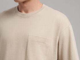 Футболка объемного кроя из джерси